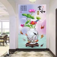 自粘整张墙纸玄关装饰画现代简约贴画卧室走廊客厅楼梯壁画玻璃贴