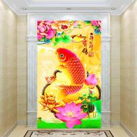 自粘整张墙纸玄关装饰画现代简约贴画卧室走廊客厅楼梯壁画玻璃贴