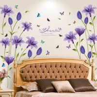 玫瑰花墙纸贴画卧室花朵墙壁纸温馨客厅客厅布置装饰自粘贴纸贴花