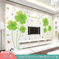 玫瑰花墙纸贴画卧室花朵墙壁纸温馨客厅客厅布置装饰自粘贴纸贴花