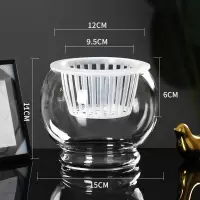 水培植物玻璃瓶水养绿萝花瓶花盆大号透明玻璃圆球鱼缸器皿容器