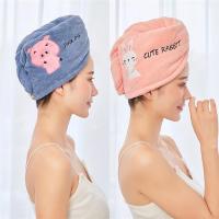 干发帽强吸水浴帽洗头发速干毛巾包头女加厚成人长发擦头巾