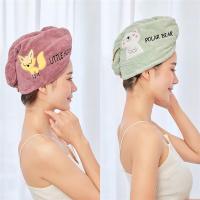 干发帽强吸水浴帽洗头发速干毛巾包头女加厚成人长发擦头巾