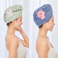 干发帽强吸水浴帽洗头发速干毛巾包头女加厚成人长发擦头巾