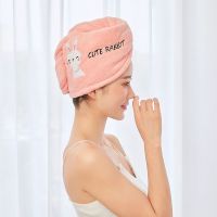 干发帽强吸水浴帽洗头发速干毛巾包头女加厚成人长发擦头巾