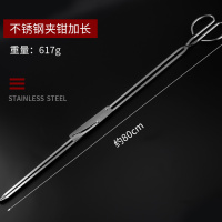 不锈钢火钳夹碳夹子捡垃圾钳家用老式加长厨房煤球烤钳大小号厕所