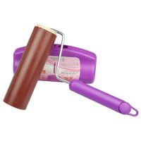 可水洗粘毛器滚筒衣物毛器滚刷沾衣滚衣服黏毛沾毛毛16cm