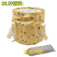 折叠洗脸盆旅行便携野营户外泡脚桶旅游洗漱水盆加厚野营钓鱼水桶