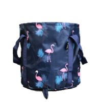 折叠洗脸盆旅行便携野营户外泡脚桶旅游洗漱水盆加厚野营钓鱼水桶