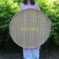 竹编制品竹簸箕无孔有孔竹筛子米筛家用农家干货晾晒竹篮大号竹匾