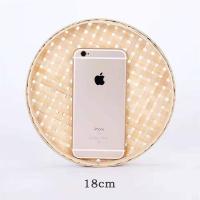 簸箕竹编制品筛子细孔竹制品单个家用簸萁筲箕手工编织晒东西