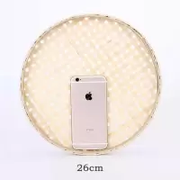 簸箕竹编制品筛子细孔竹制品单个家用簸萁筲箕手工编织晒东西