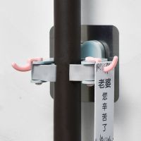 拖把架卫生间免打孔扫把挂架拖把夹壁挂拖布架挂钩挂夜市