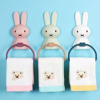 儿童毛巾架免打孔卫生间浴室卡通小可爱创意宝宝洗脸挂浴巾架挂杆