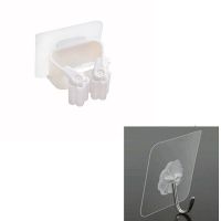 免打孔挂拖把架 卫生间拖把挂钩浴室粘钩扫把挂架卡座拖把夹挂钩