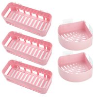 卫生间置物架免打孔挂壁储物盒浴室淋浴房放洗发水沐浴露收纳架子