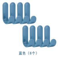 j型 北欧风免钉粘胶挂钩厨房无痕粘钩家用门后挂衣钩免打孔衣帽钩