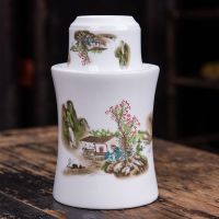 陶瓷温酒壶烫酒壶半斤酒壶家用二两黄酒白酒杯中式温酒器陶瓷酒具