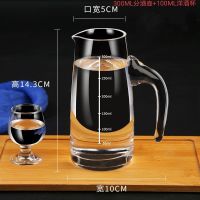 白酒分酒器饭店洋酒扎壶量杯玻璃红酒醒酒器套装家用欧式酒壶