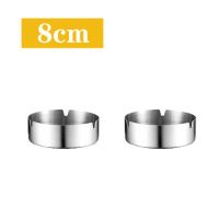 不锈钢烟灰缸铁家用防摔宿舍网吧办公司家用大号礼品