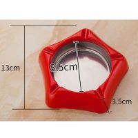 创意塑料烟灰缸大号烟灰缸客厅电脑桌不锈钢烟灰缸实用时尚ktv