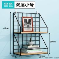 免打孔墙上置物架壁挂床上寝室床头书架上铺宿舍收纳浴室架子