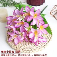 小把仿真塑料假花跳兰菊客厅摆设单束装饰插花单支干花束布花花卉