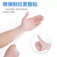 食品一次性pvc手套女橡胶乳胶洗碗防水家务美容加厚耐用劳保