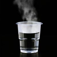 一次性杯子透明杯塑料杯加厚航空杯家用饮茶水杯商用小号塑杯