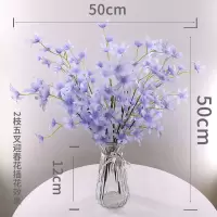 仿真迎春花假花装饰客厅家居装饰品摆件仿真花绢花束花瓶