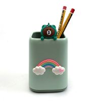 创意个性可爱卡通公仔笔筒桌面收纳盒时尚儿童学生文具办公室摆件