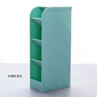 多功能桌面笔筒收纳盒书房书桌化妆品口红眉笔分格收纳筒办公用品