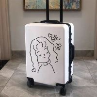个性创意行李箱贴纸可爱少女心ins拉杆旅行箱自粘防水可移贴画