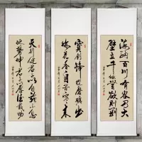 条幅竖幅手写真迹书法作品挂画客厅书房办公室卷轴字画毛笔字