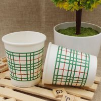 纸杯一次性杯子加厚本色环保家用商务办公茶水杯子