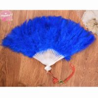 羽毛扇子全绒加厚羽毛扇鹅毛扇旗袍走秀舞台表演舞蹈扇折扇古风