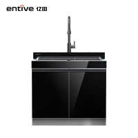 entive/亿田 E90D1水槽烘干柜 水槽一体柜 家用食品级不锈钢材质