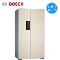 博世(Bosch)对开风冷无霜电脑控温双循环双开大容量电冰箱KAN92E68TI(曲奇色)