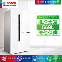 博世(BOSCH) 569升对开三门大容量冰箱 零度维他保鲜 混冷无霜 多段控温 玻璃面板 KAF96S20TI