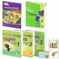 全套5册 Cambridge english Pre A2 Flyers 1 2 3 + Vocabulary