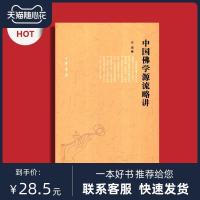 中国佛教学源流略讲 吕澄 吕澂 中华书局 2006