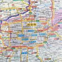 2020年新版 西安市地图 西安CITY城市地图 西安旅游地图 85*6[1