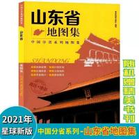 正版最新2021版中国分省系列地图山东省地图集星球地图出版社
