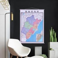 福建省挂图福建地图竖版1.4X1米高清防水覆膜政区交通铁路高速旅