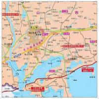 2020新版威海市交通旅游图约57*86cm威海指南攻略