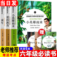 六年级上册必读课外书爱的教育童年和小英雄雨来正版完整版人教版