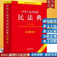中华人民共和国民法典注释本(含司法解释)2021新书
