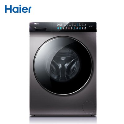 (当天发货包入户) 海尔(Haier)滚筒洗衣机全自动 10公斤直驱彩屏 除菌螨洗烘一体机EG100HBDC8SU1