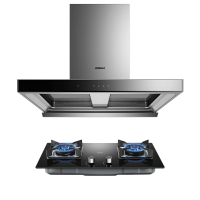 [当天发货] 老板 22m³变频欧式双腔烟灶套餐烟灶套装灶具8355S+33B3K(默认天然气)