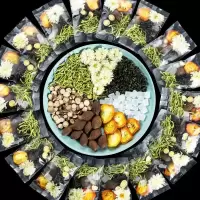 大份量胖大海菊花茶下火护嗓润喉茶吸烟必备金银花茶[20包*8克]
